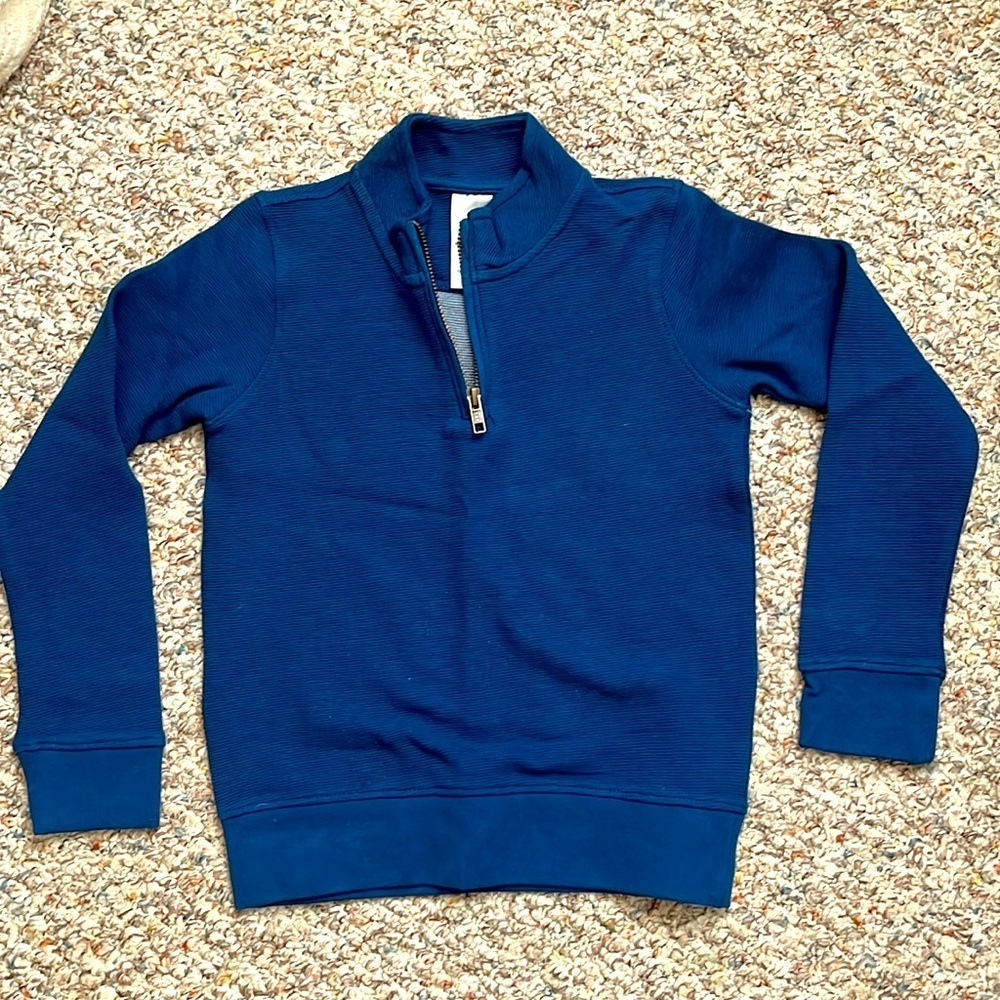 Nordstrom• Quarter Zip Kids Long Sleeve Sweatshirt, Size 5, NWOT